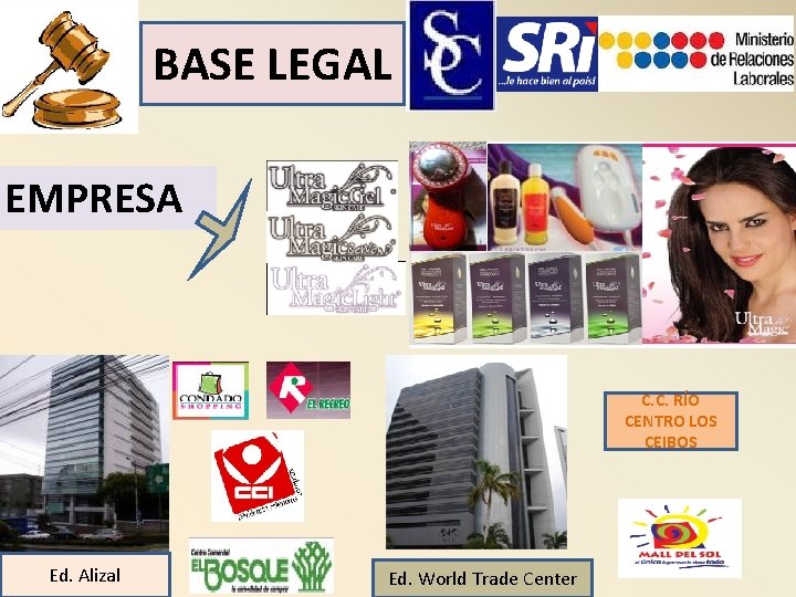 BASE LEGAL EMPRESA C. C. RÍO CENTRO LOS CEIBOS Ed. Alizal Ed. World Trade
