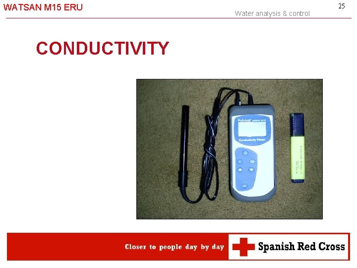 WATSAN M 15 ERU CONDUCTIVITY Water analysis & control 25 