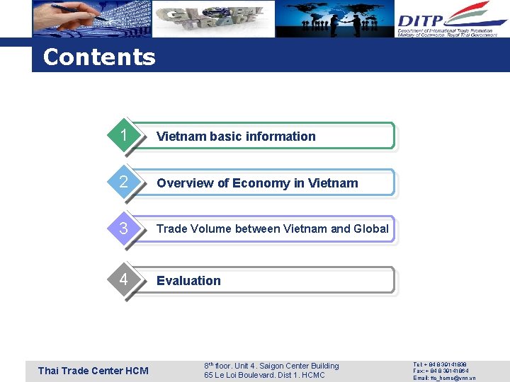 Contents 1 Vietnam basic information 2 Overview of Economy in Vietnam 3 Trade Volume Contents 1 Vietnam basic information 2 Overview of Economy in Vietnam 3 Trade Volume