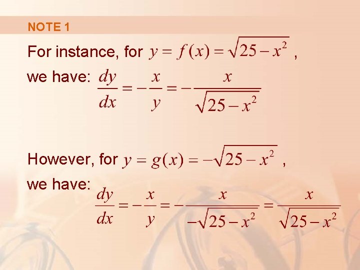 NOTE 1 For instance, for , we have: However, for we have: , NOTE 1 For instance, for , we have: However, for we have: ,