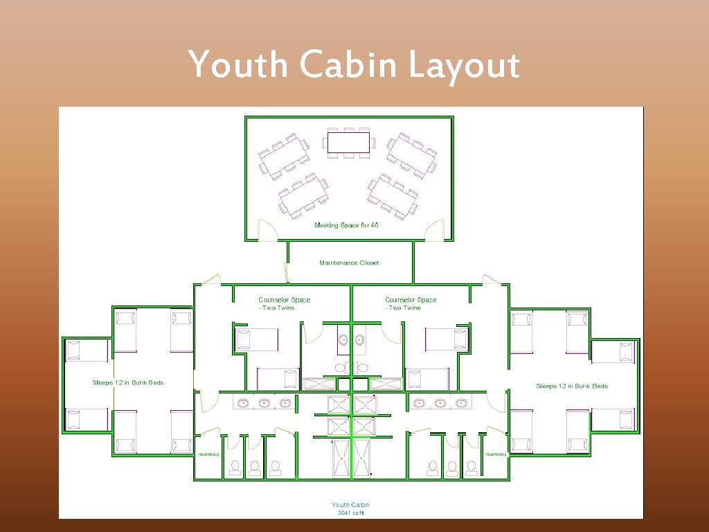 Youth Cabin Layout 