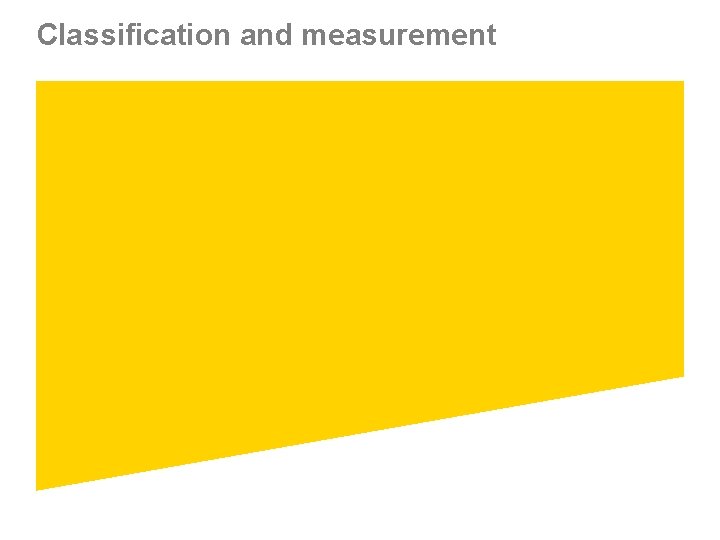 Classification and measurement 
