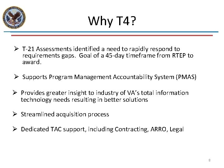 Transformation Twentyone Total Technology T 4 Postaward Conference