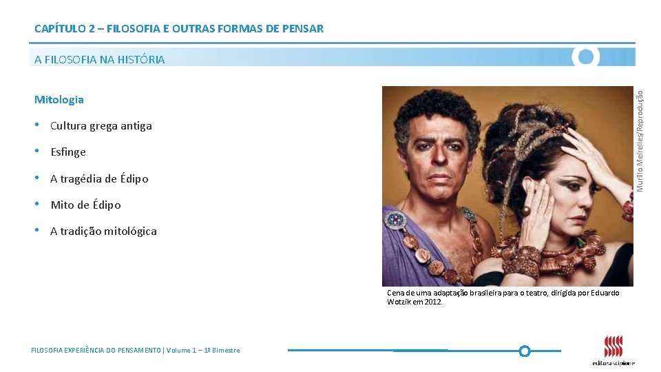 CAPÍTULO 2 – FILOSOFIA E OUTRAS FORMAS DE PENSAR Murillo Meirelles/Reprodução A FILOSOFIA NA