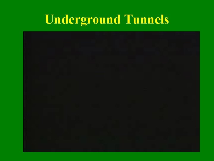 Underground Tunnels 
