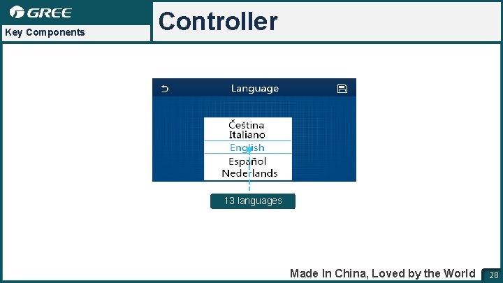 Key Components Controller 13 languages Made In China, Loved by the World 28 