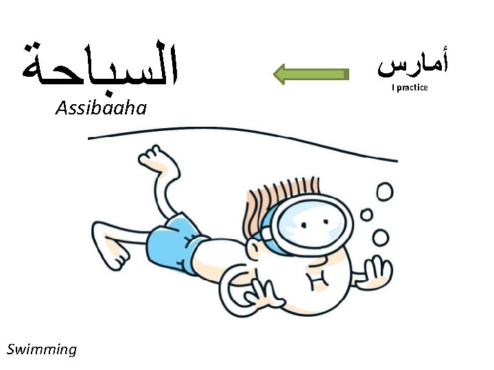 ﺍﻟﺴﺒﺎﺣﺔ Assibaaha Swimming ﺃﻤﺎﺭﺱ I practice ﺍﻟﺴﺒﺎﺣﺔ Assibaaha Swimming ﺃﻤﺎﺭﺱ I practice