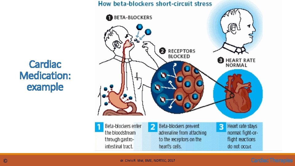 Cardiac Medication: example © dr. Chris R. Mol, BME, NORTEC, 2017 Cardiac Therapies Cardiac Medication: example © dr. Chris R. Mol, BME, NORTEC, 2017 Cardiac Therapies