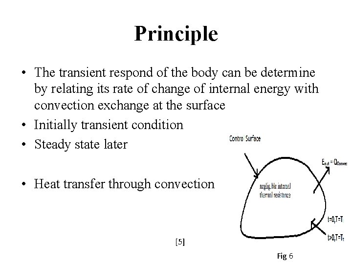 Principle • The transient respond of the body can be determine by relating its Principle • The transient respond of the body can be determine by relating its