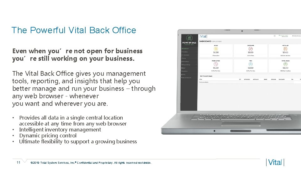 The Powerful Vital Back Office Even when you’re not open for business you’re still