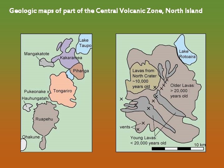 Geologic maps of part of the Central Volcanic Zone, North Island 