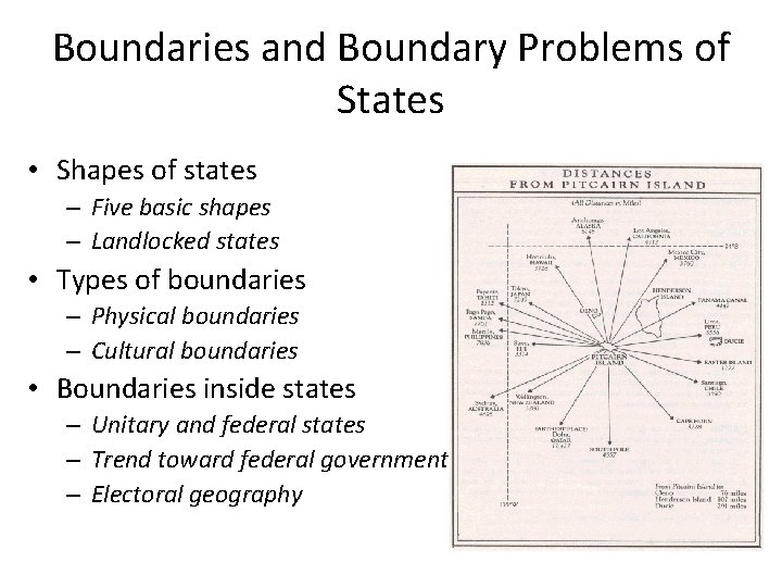 Boundaries and Boundary Problems of States • Shapes of states – Five basic shapes