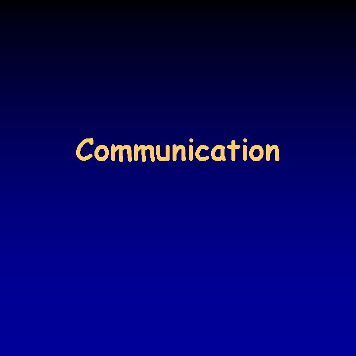 Communication 