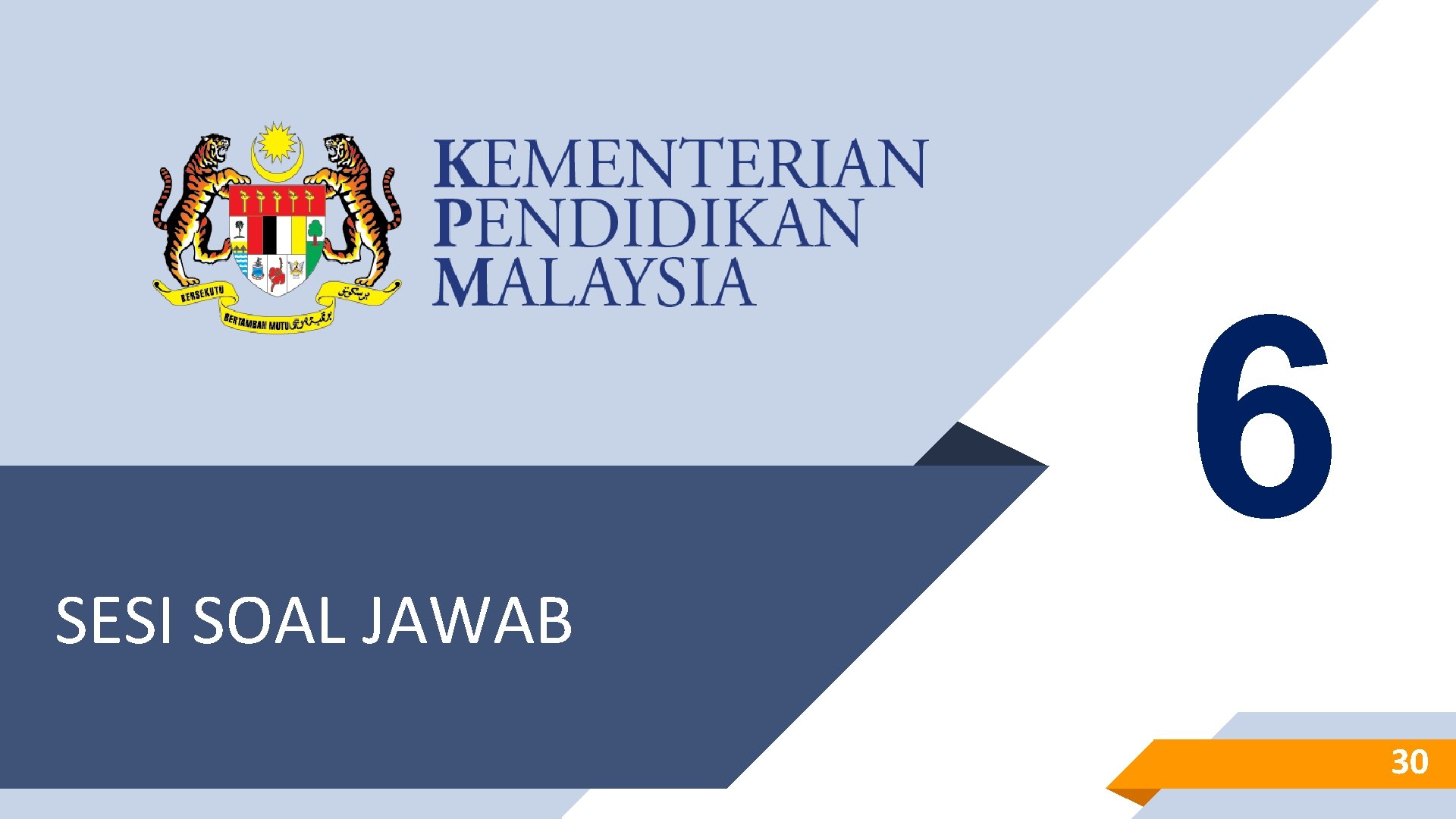 SESI SOAL JAWAB 6 30 SESI SOAL JAWAB 6 30