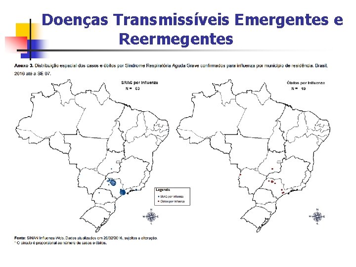 Doenças Transmissíveis Emergentes e Reermegentes 