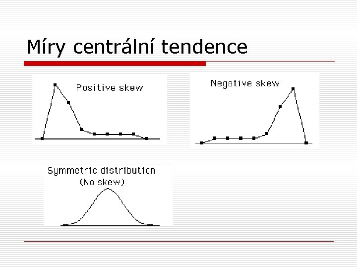 Míry centrální tendence 