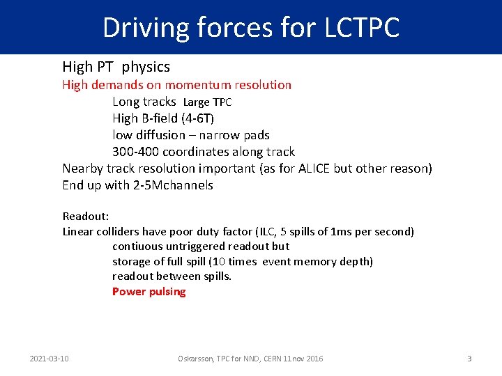 RD towards a TPC at ILC TPC readout