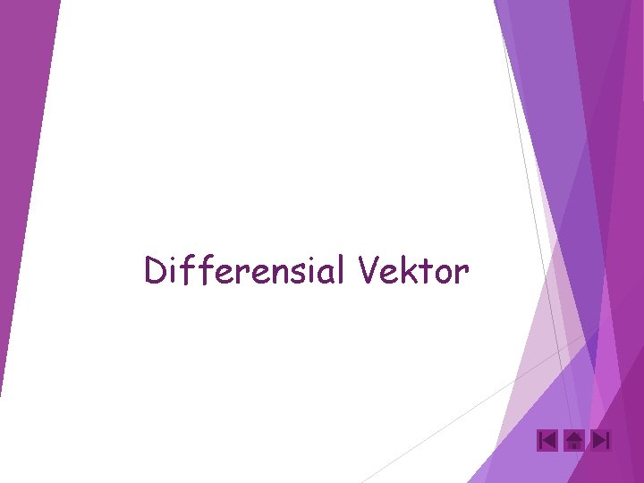 Differensial Vektor 