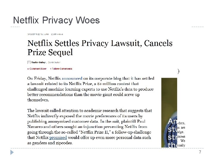 Netflix Privacy Woes 7 Netflix Privacy Woes 7