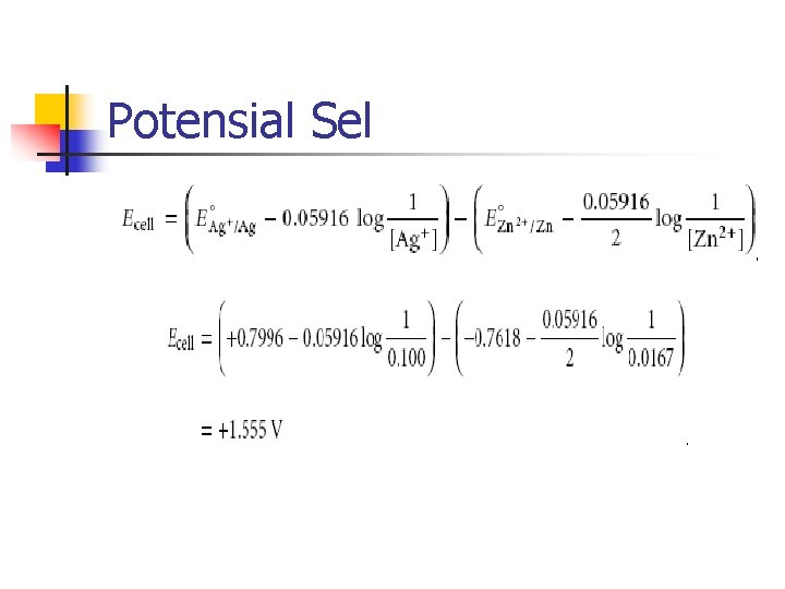 Potensial Sel 