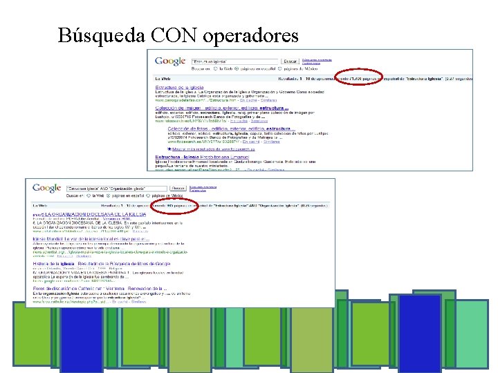 Búsqueda CON operadores 