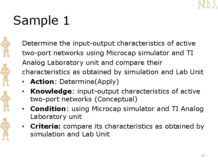 Sample 1 Determine the input-output characteristics of active two-port networks using Microcap simulator and