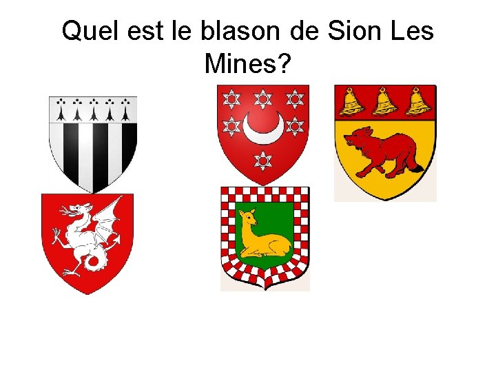 Quel est le blason de Sion Les Mines? 