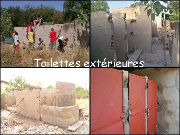 Toilettes extérieures 