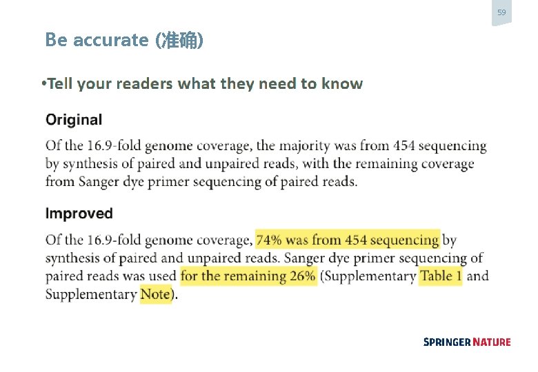 59 Be accurate (准确) 