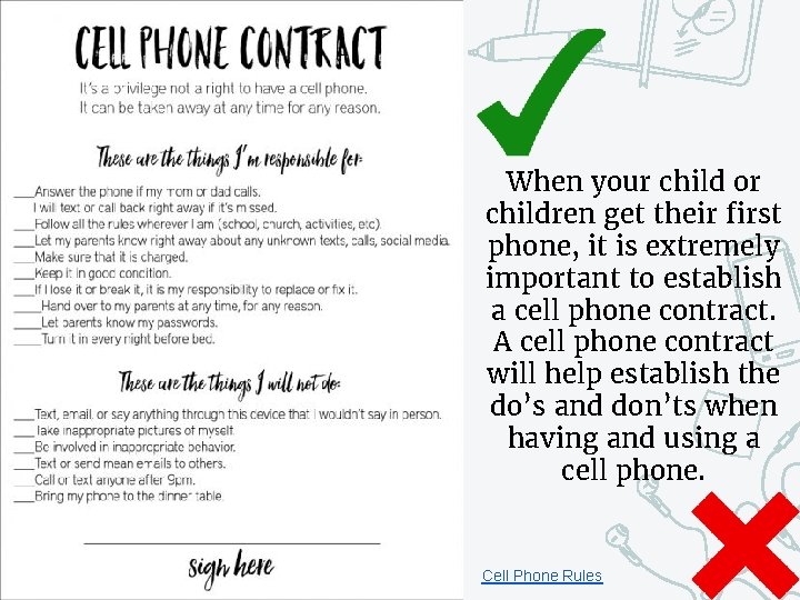 When your child or children get their first phone, it is extremely important to