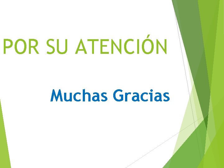 POR SU ATENCIÓN Muchas Gracias 