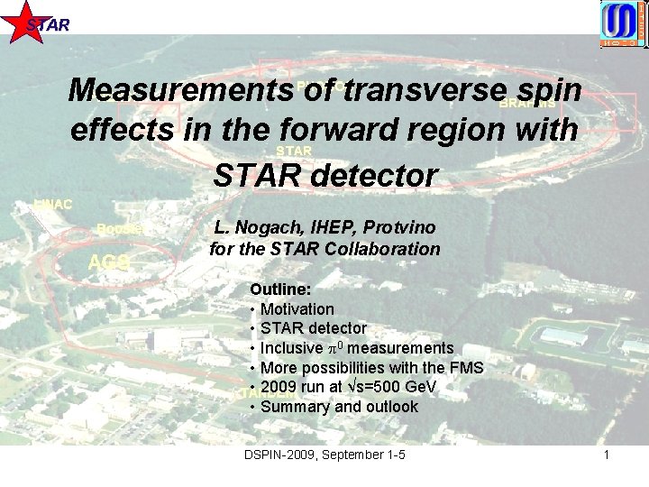 STAR Measurements of transverse spin effects in the forward region with STAR detector L.