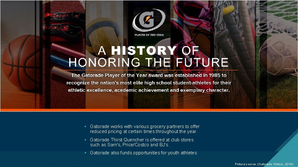 Click to edit Master title style • Gatorade works with various grocery partners to Click to edit Master title style • Gatorade works with various grocery partners to