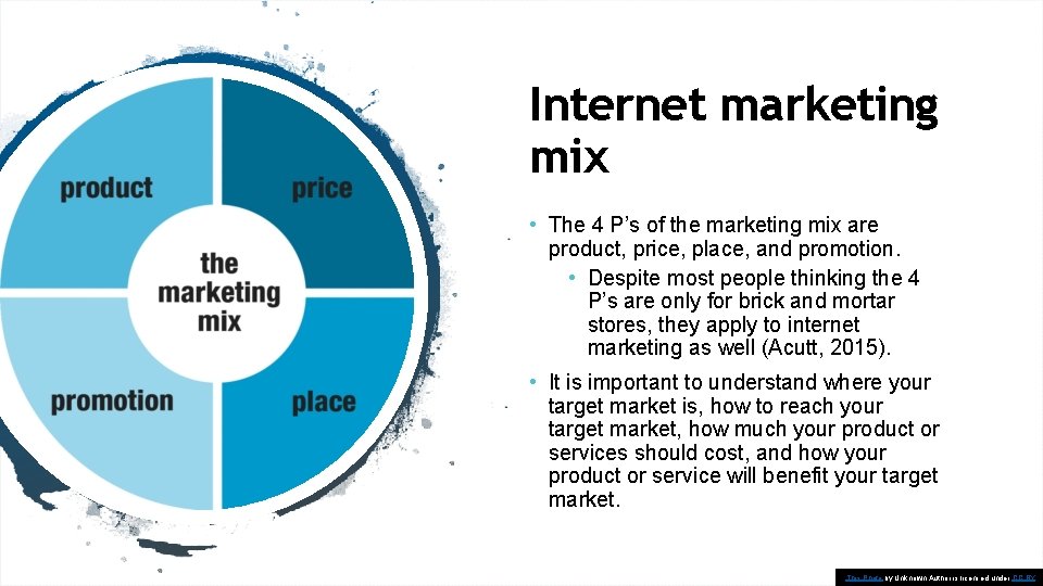 Click to edit Master title style Internet marketing mix • The 4 P’s of Click to edit Master title style Internet marketing mix • The 4 P’s of