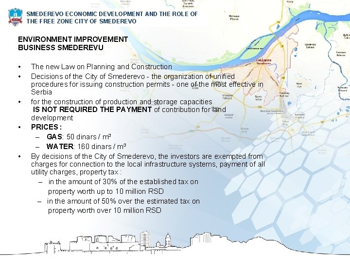 SMEDEREVO ECONOMIC DEVELOPMENT AND THE ROLE OF THE FREE ZONE CITY OF SMEDEREVO ENVIRONMENT