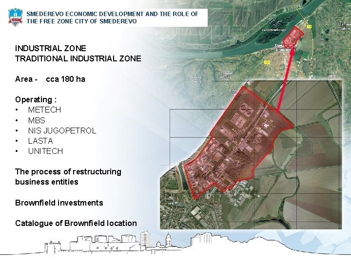 SMEDEREVO ECONOMIC DEVELOPMENT AND THE ROLE OF THE FREE ZONE CITY OF SMEDEREVO INDUSTRIAL