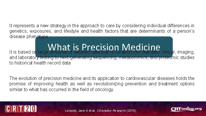 It represents a new strategy in the approach to care by considering individual differences It represents a new strategy in the approach to care by considering individual differences