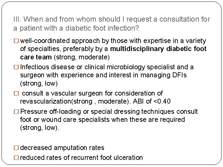 Diabetic Foot Infection Zahra Ghasem Zadeh Research Institute