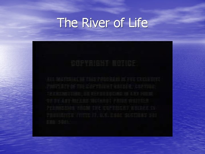 The River of Life 