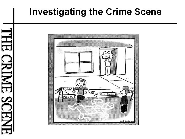 Investigating the Crime Scene 