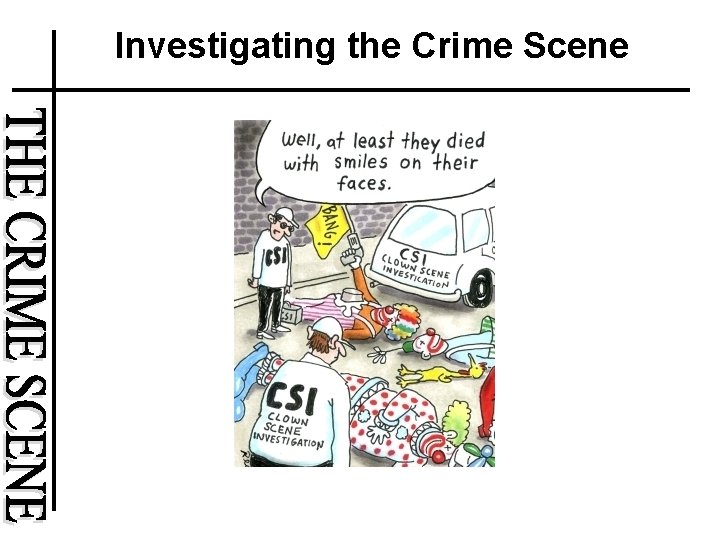 Investigating the Crime Scene 