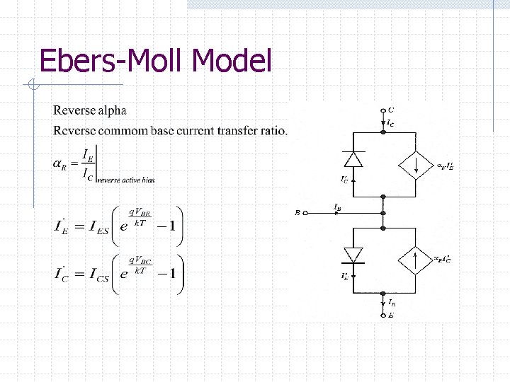 Ebers-Moll Model 