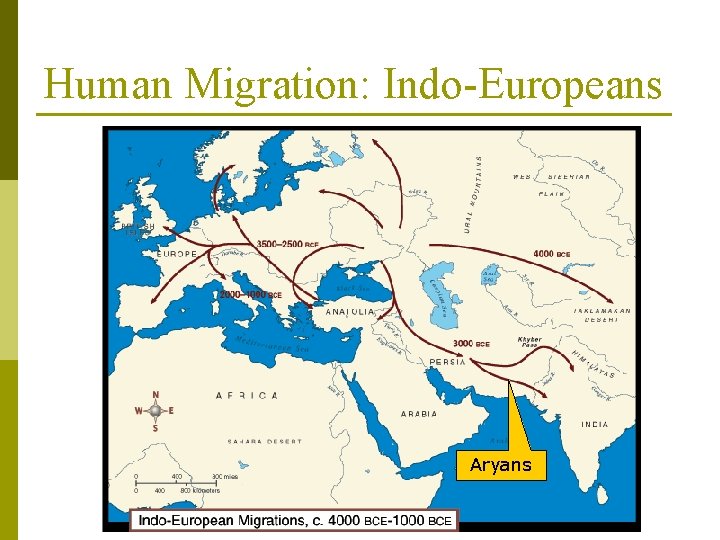 Human Migration: Indo-Europeans Aryans 