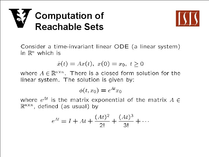 Computation of Reachable Sets 