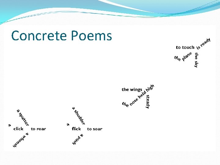 Concrete Poems 