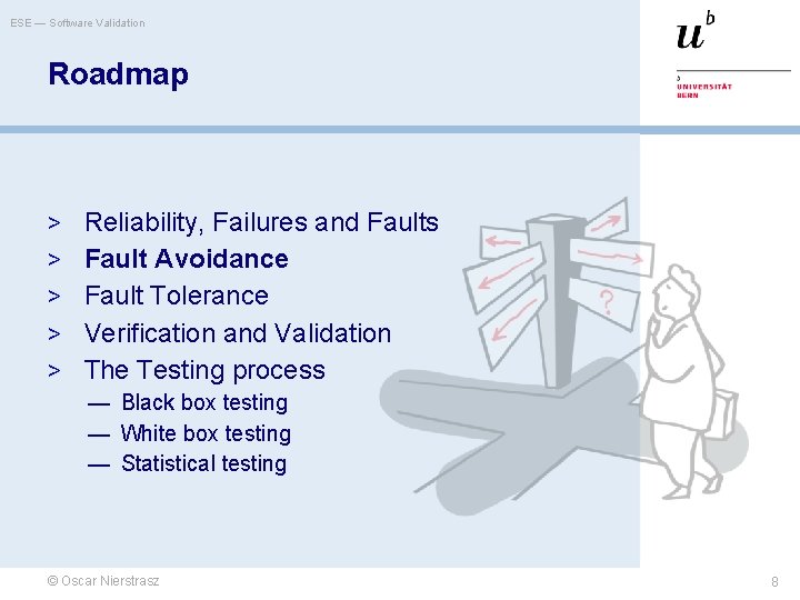 ESE — Software Validation Roadmap > Reliability, Failures and Faults > Fault Avoidance >