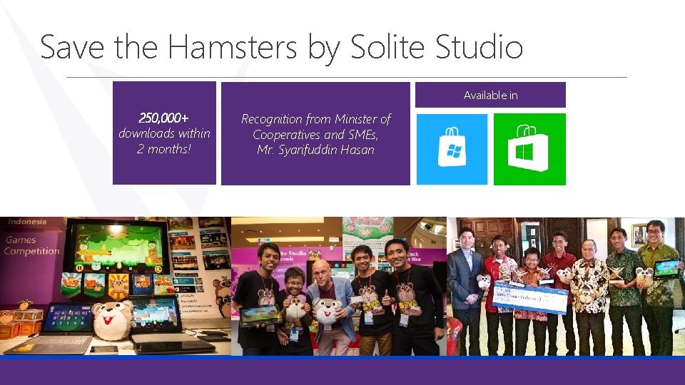 Save the Hamsters by Solite Studio Available in 250, 000+ downloads within 2 months!