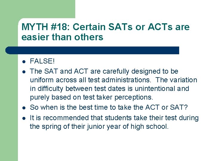 Is the sat easier than the act leansany