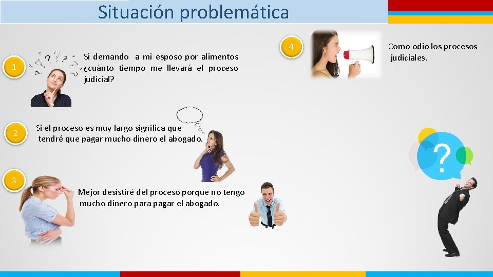 Situación problemática 1 2 Si demando a mi esposo por alimentos ¿cuánto tiempo me