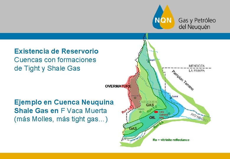 Existencia de Reservorio Cuencas con formaciones de Tight y Shale Gas Ejemplo en Cuenca